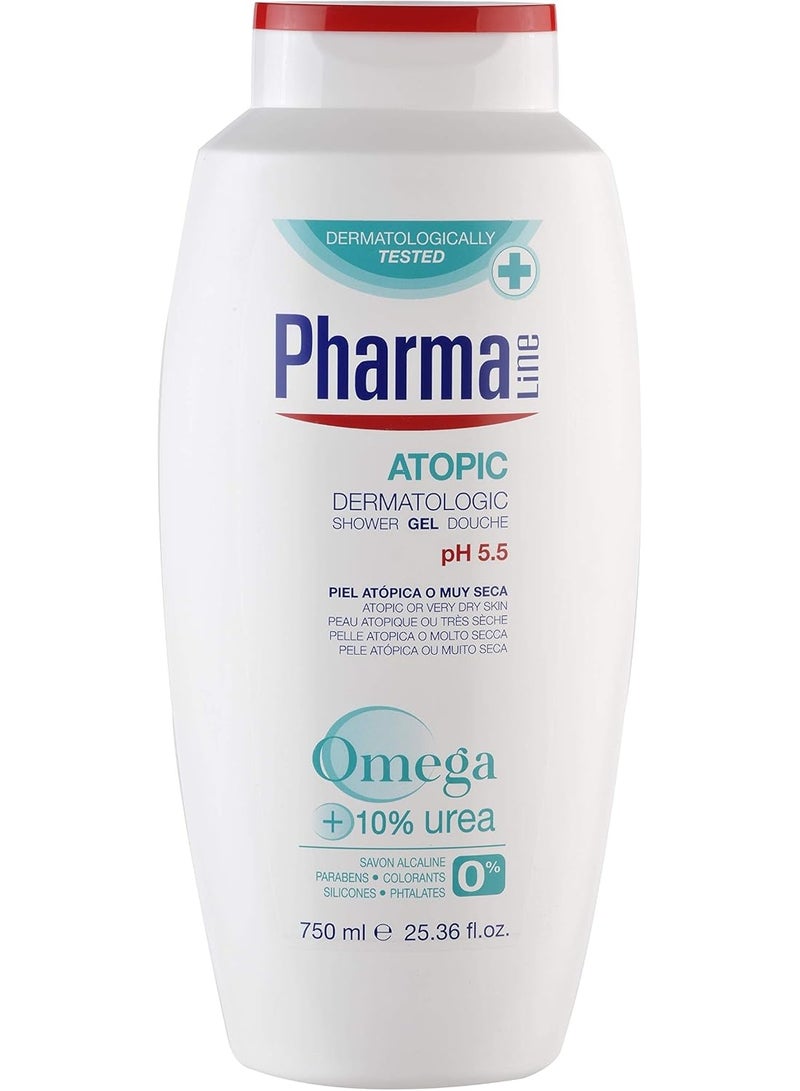 PharmaLine Atopic Dermatologic Shower Gel 750ML