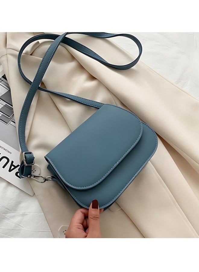Women's Simple and Fashionable Shoulder Bag, Ladies PU Leather Crossbody Bag Sling Bag Side Bag Carry Bag, Portable Mobile Phone Bag Small Bag Satchel Bag Coin Purse for Girls/College Students  - Image 1