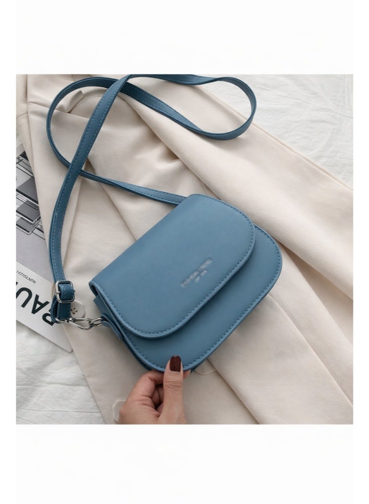 Women's Simple and Fashionable Shoulder Bag, Ladies PU Leather Crossbody Bag Sling Bag Side Bag Carry Bag, Portable Mobile Phone Bag Small Bag Satchel Bag Coin Purse for Girls/College Students - Image 1