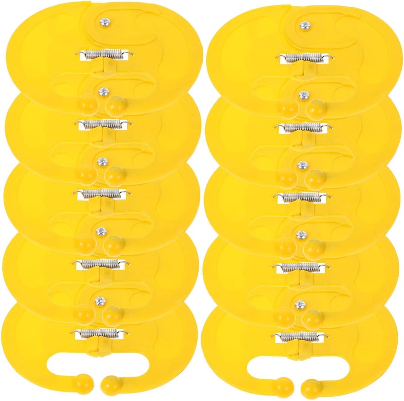 10pcs Plastic Calf Weaner Nose Rings Cattle Weaning Tool with Safe Nose Clip Design for Easy Calf and Livestock Weaning Farms - Image 1