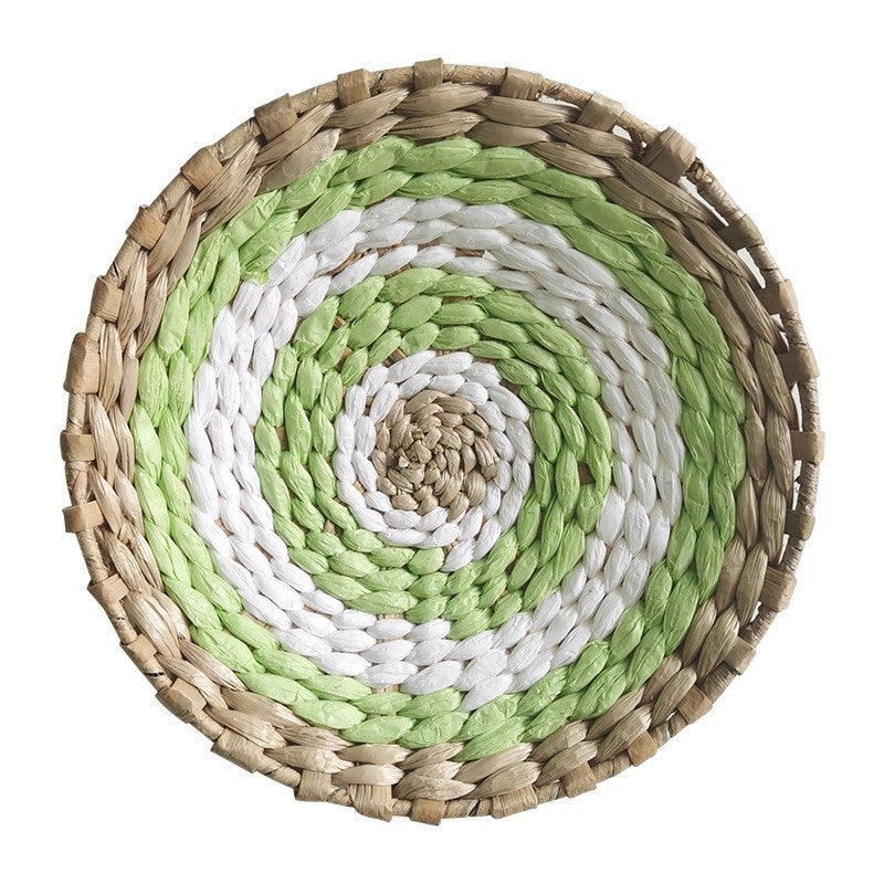 Straw Wall Decoration Background Wall Decoration Ethnic Style Moroccan Style Sofa Bedside Wall Hanging - Image 1