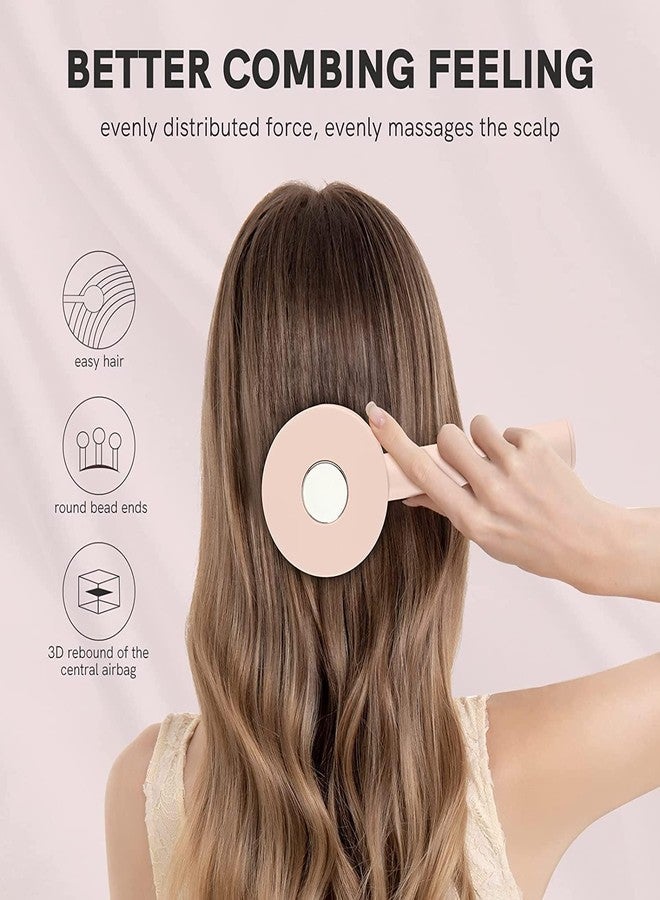 BIRZAR Portable Hair Comb 3D Central Airbag Hair Brush for Long Short Thick Thin Curly Straight Wavy Dry Self Cleaning Hair brushe for Women Men All Hair Types Perfect for daily hair styling - Image 5