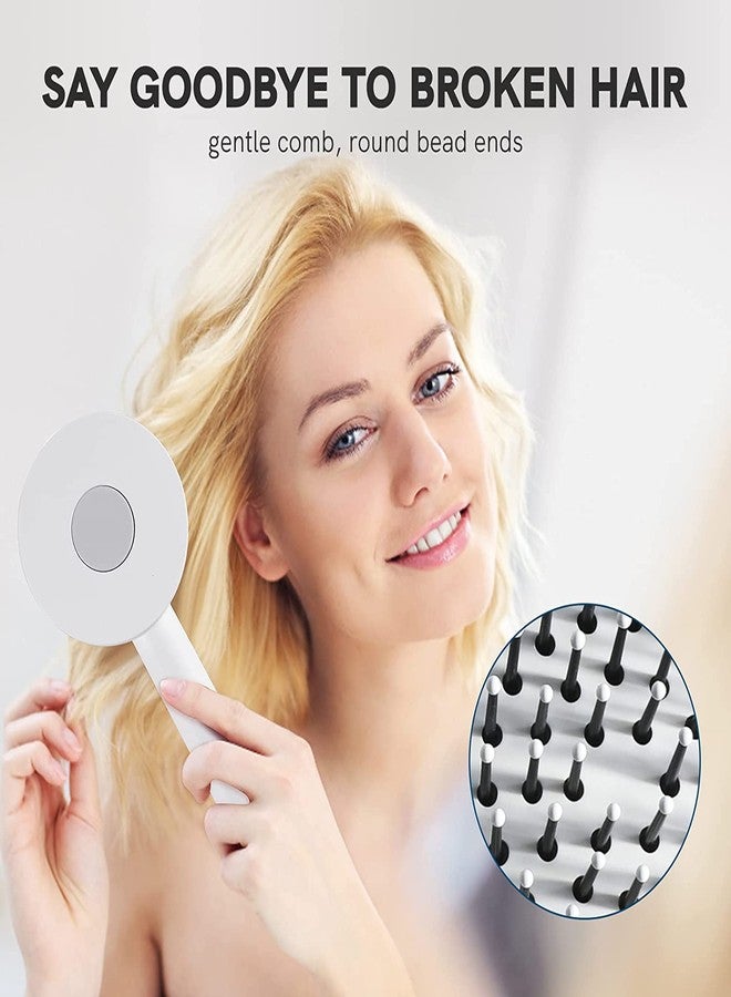 BIRZAR Portable Hair Comb 3D Central Airbag Hair Brush for Long Short Thick Thin Curly Straight Wavy Dry Self Cleaning Hair brushe for Women Men All Hair Types Perfect for daily hair styling - Image 2