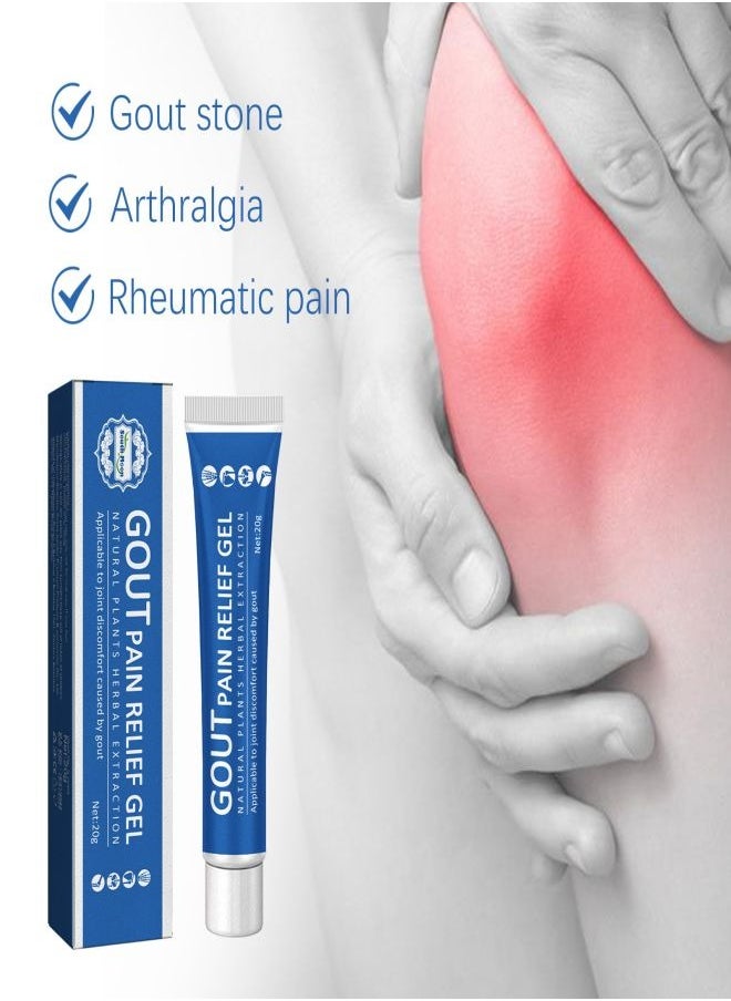 SOUTH MOON - Pain Relief Cream，Healing Ointment for Gout, Gout Pain Relief Ointment Toe Joint Valgus Corrector Cream, Bunion Toe Stiffness Relief Cream, Gout and You Pain Relief Cream - Image 1