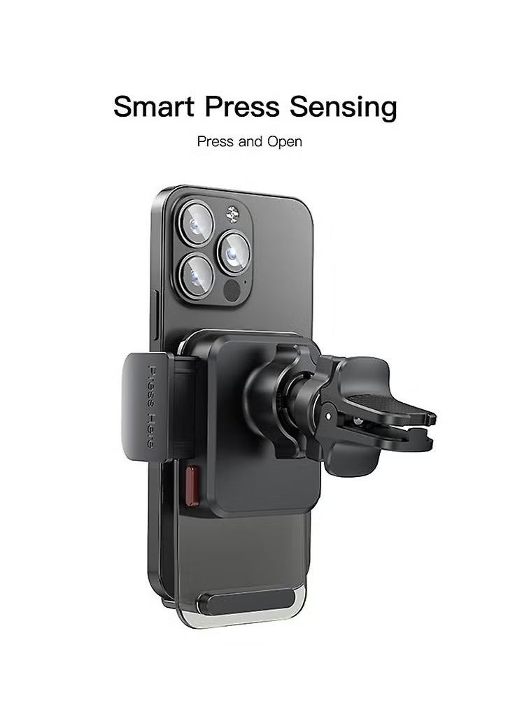 Yesido C163 Air Vent Transparent Car Mount Phone Holder" - Image 3