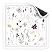 Deyimmei Mahjong Mat for Table  NonSlip Mahjong Table Cover with Storage Pockets Perfect Mahjong Accessories  Gifts for Women Men and Mahjong Enthusiasts Floral Watercolor - Image 2