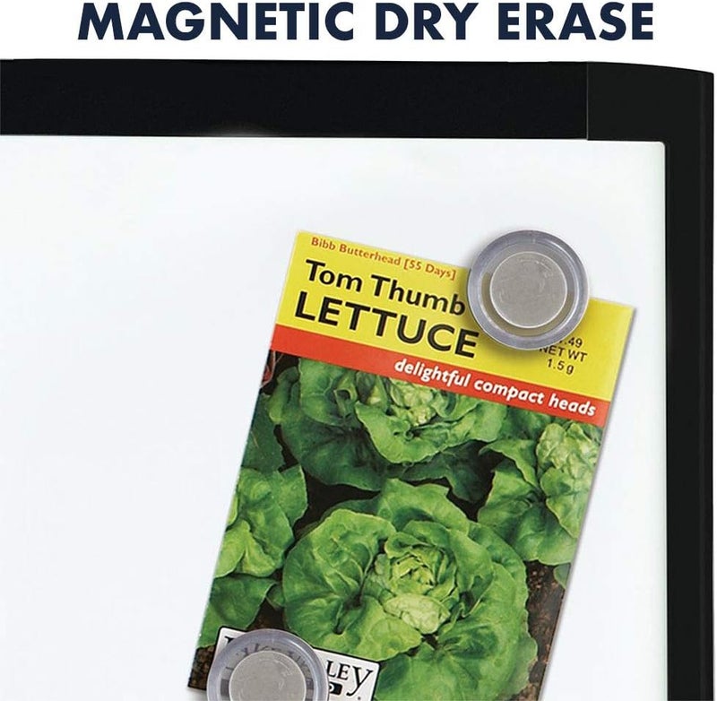 Quartet Magnetic Whiteboard 812 x 11 White Board for Wall Dry Erase Board for Kids Perfect for Home Office  Home School Supplies 1 Dry Erase Marker 2 Magnets Black Frame MHOW8511BK - Image 3