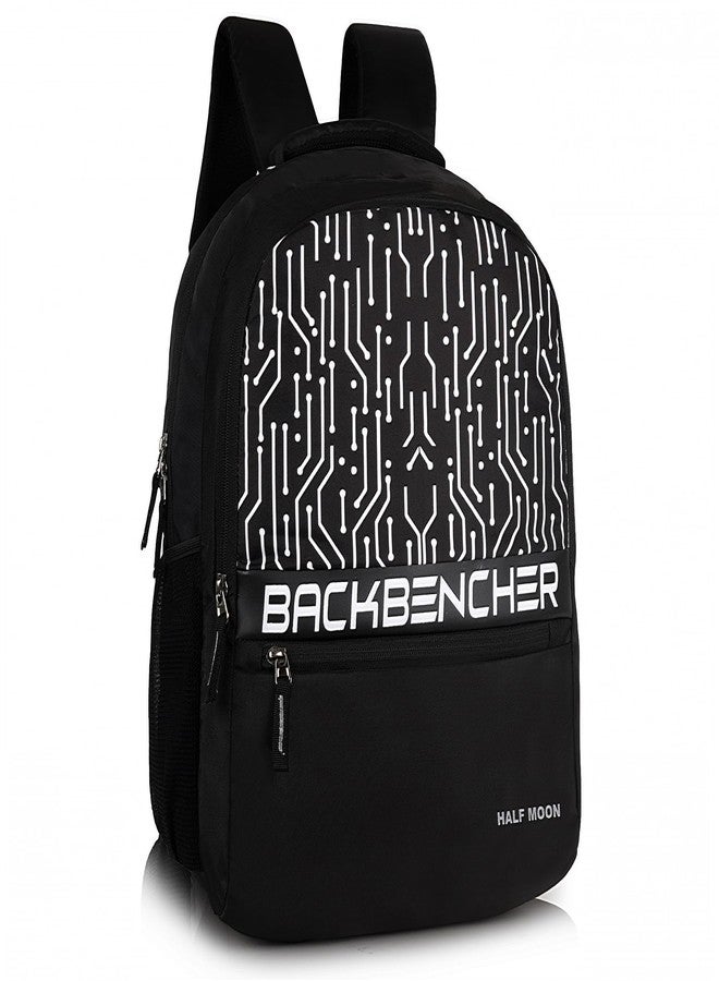 Half Moon Backbencher Unisex School Bag for Boys | 15.6 inch Laptop Bags & Office Bag Pack for Man | College Bagpack Mens & Backpack Bags for Men with Small Pockets Inside - Image 1