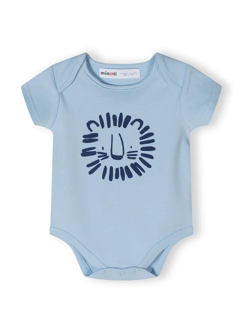 MINOTI 4-Pack Short Sleeve Baby Bodysuits