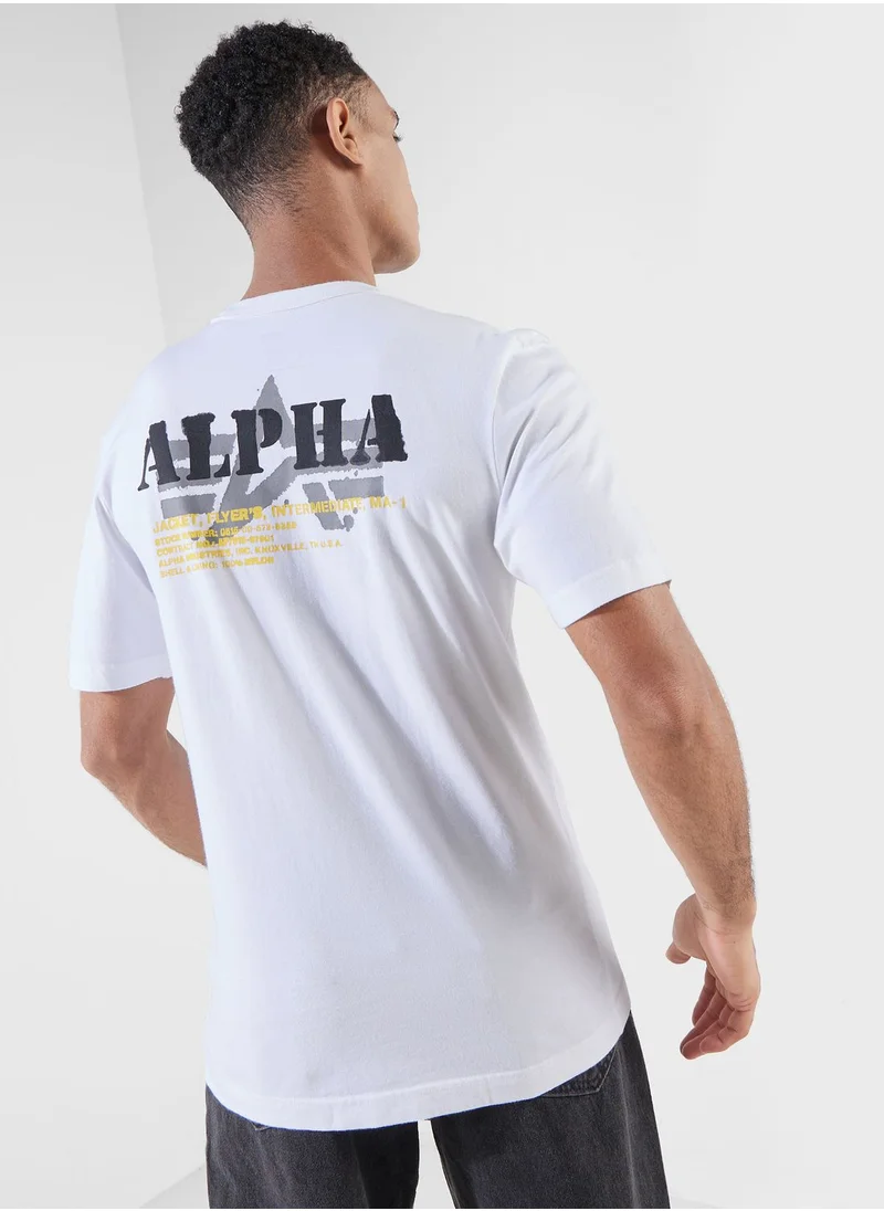 Alpha Industries Stencil T-Shirt