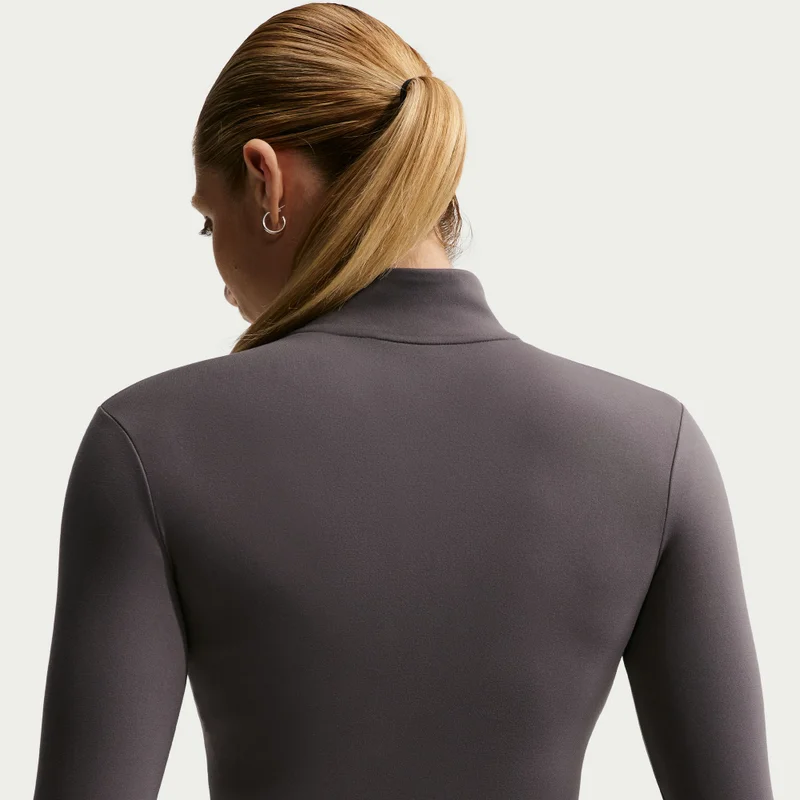 Nike Grey Women's One Fitted Dri-FIT Training Jacket for Women | Best Price UAE