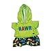 Casdon MINI BuildABear Workshop Green Rawr Toy Clothes Pack 4 MixandMatch Toy Outfits Includes Pajamas Cute Hoodies Summer Styles For Kids Aged 3 Suitable for 9 MINI Bears ONLY - Image 3