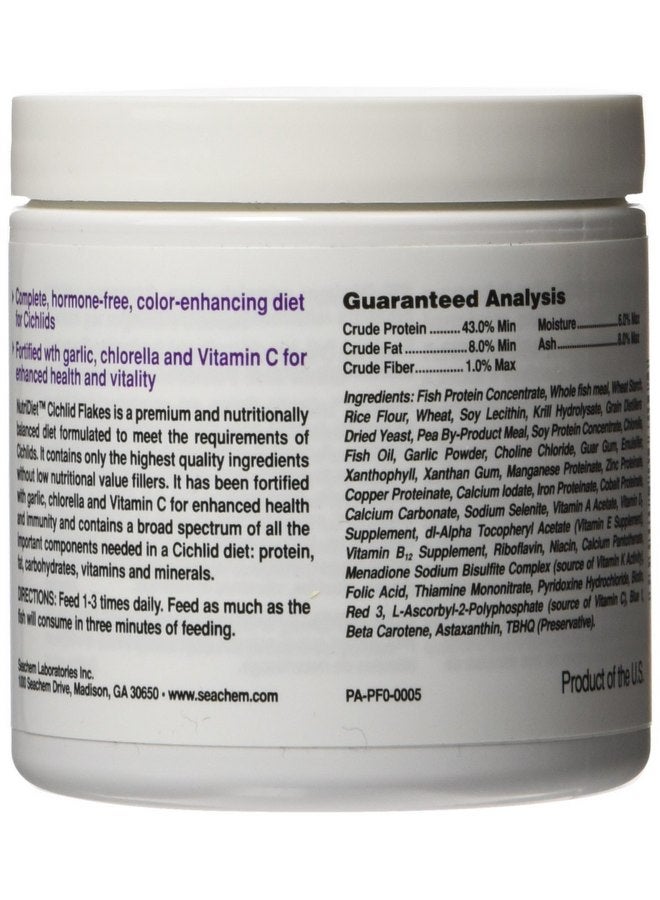 سي تشيم رقائق سمك السيشليد من سيشيم نيوتري دايت - تركيبة بروبيوتيك مع جارليك جارد 30 جرام/1 أونصة