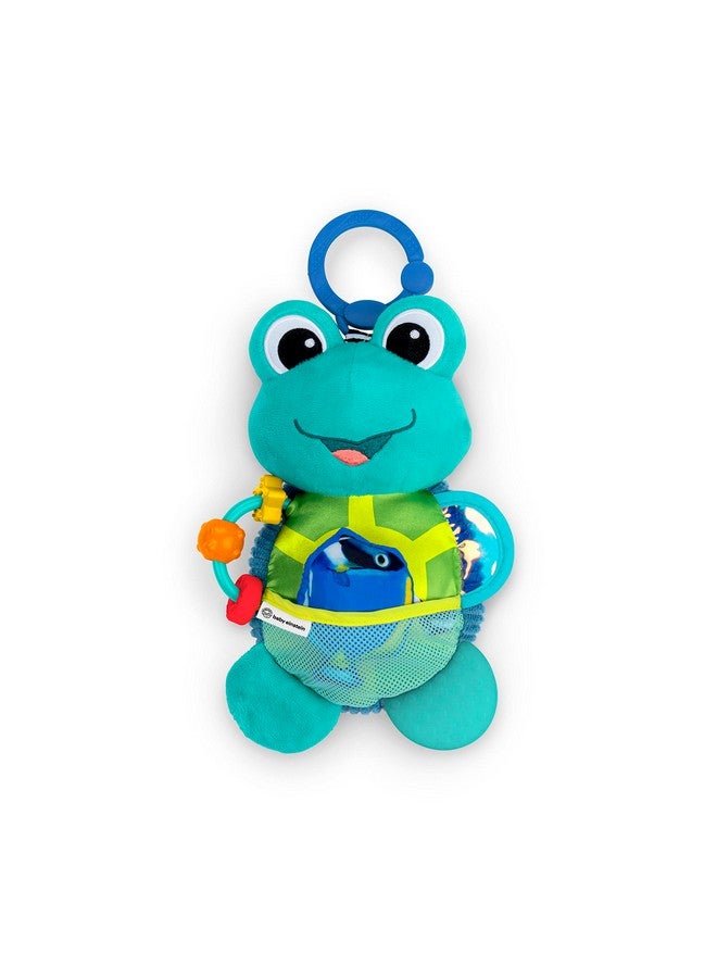 Baby Einstein Ocean Explorers Neptune’s Sensory Sidekick Activity Plush Toy for Ages 0 Months and Up - Image 1