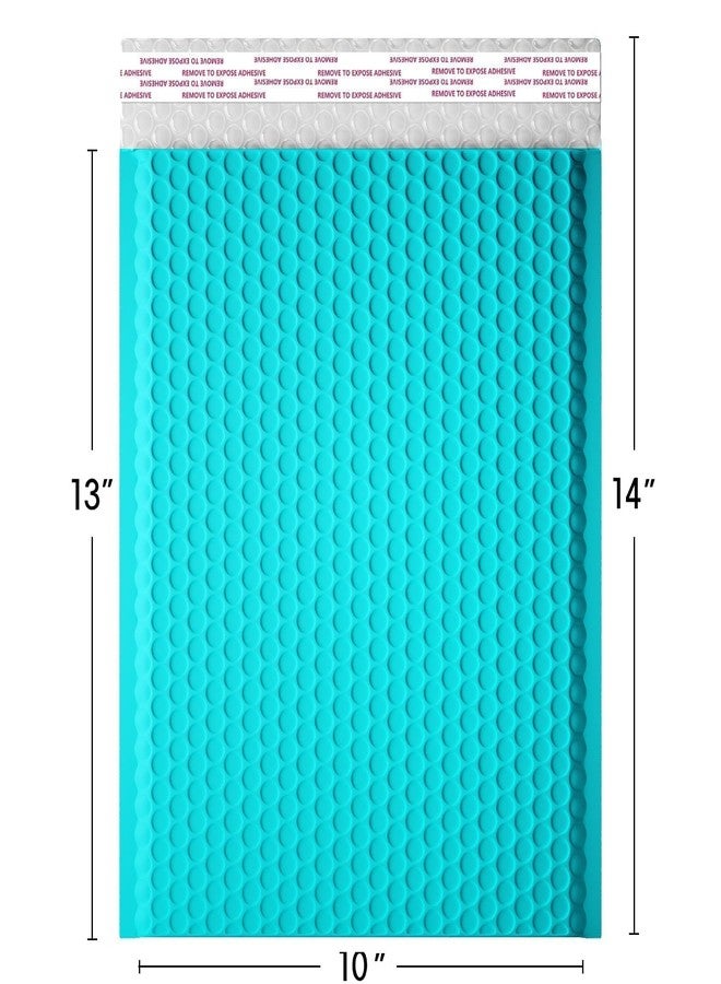 oceanite 10 x 13 Inch Bubble Mailer 40 Pack, Waterproof Padded Envelopes with Strong Self-Seal Adhesive, Cushioning Shipping Bags with Bright Color for Small Business - Minty Blue - Image 2