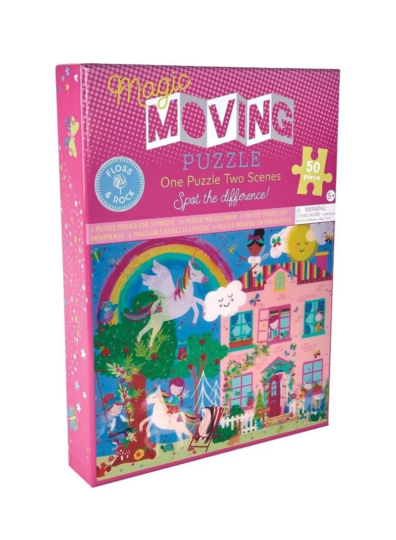 Floss & Rock 50 Piece Rainbow Fairy Magic Moving Puzzle