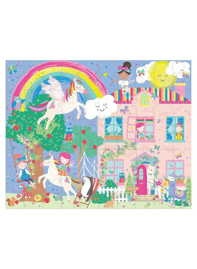 Floss & Rock 50 Piece Rainbow Fairy Magic Moving Puzzle