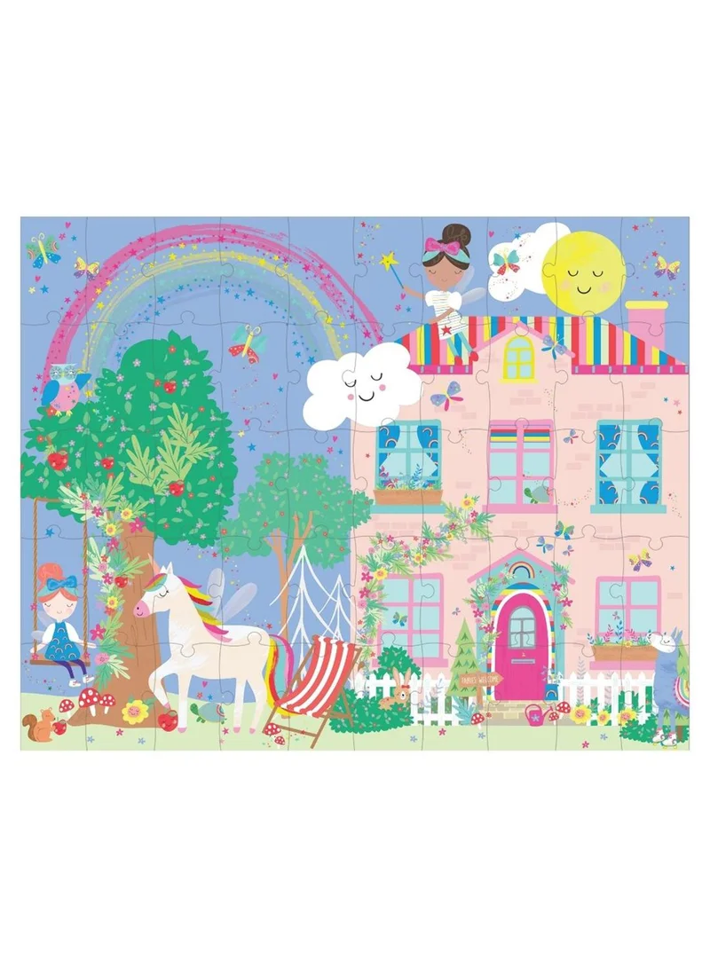 Floss & Rock 50 Piece Rainbow Fairy Magic Moving Puzzle