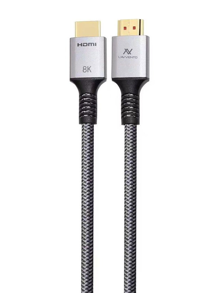 L'AVVENTO (DC193) HDMI Cable 8K Version 2.1 - 120 FPS - 1.5M - Image 1
