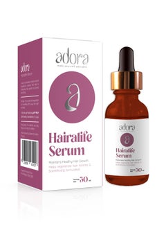 Adora hairalife serum for hair loss and regrowth hair in less than one month and can be used  instead  of hair  Ampoule  with a very good odor