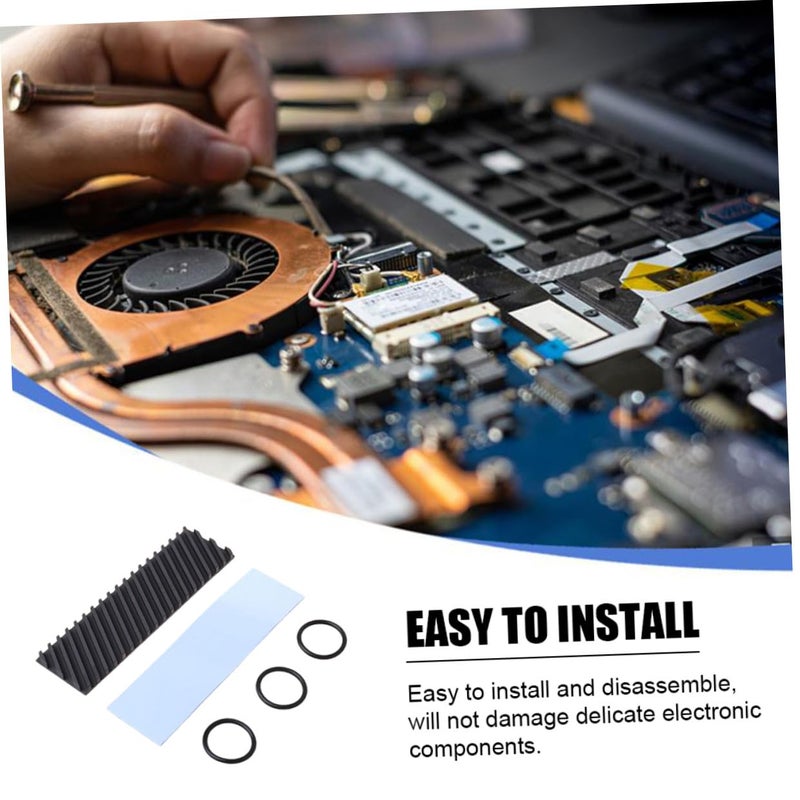 Copper Graphene Coating SSD Heat Sink for NVMe Desktop Laptop Enhanced Heat Dissipation - Image 3