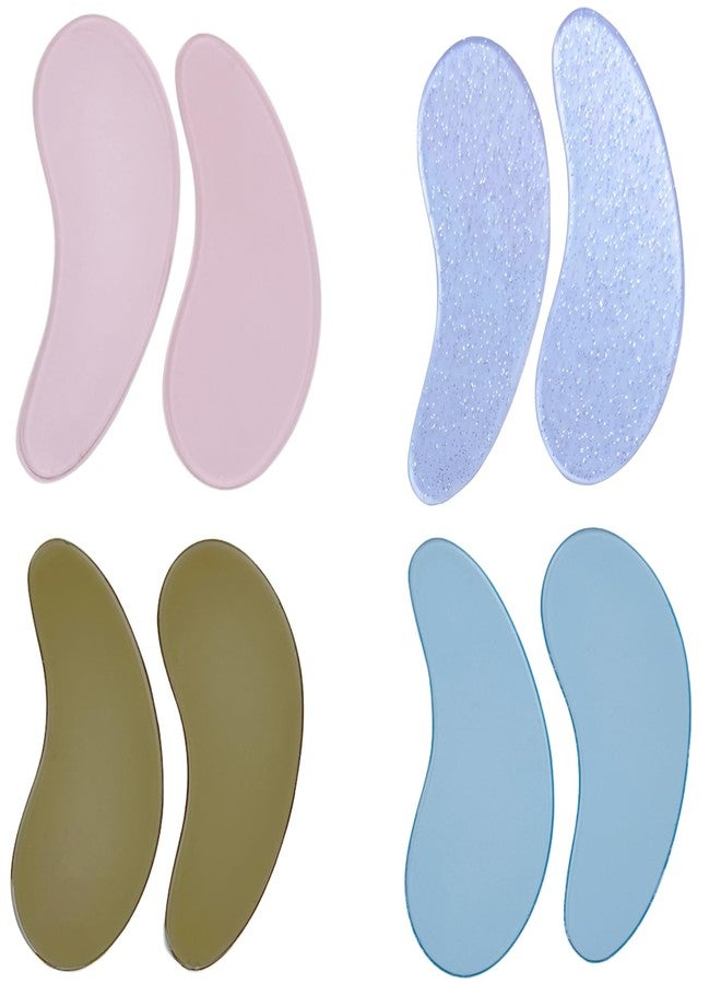ICONSIAM Under Eye Patches For Lash Lift Eyelash Extension Durable Gel Eye Pads Separate Upper & Lower Lashes Sticky Gel Eye Patch - Moon Shape Fit Eyelids Eyelash Mask Cover 4 Colors - Image 1