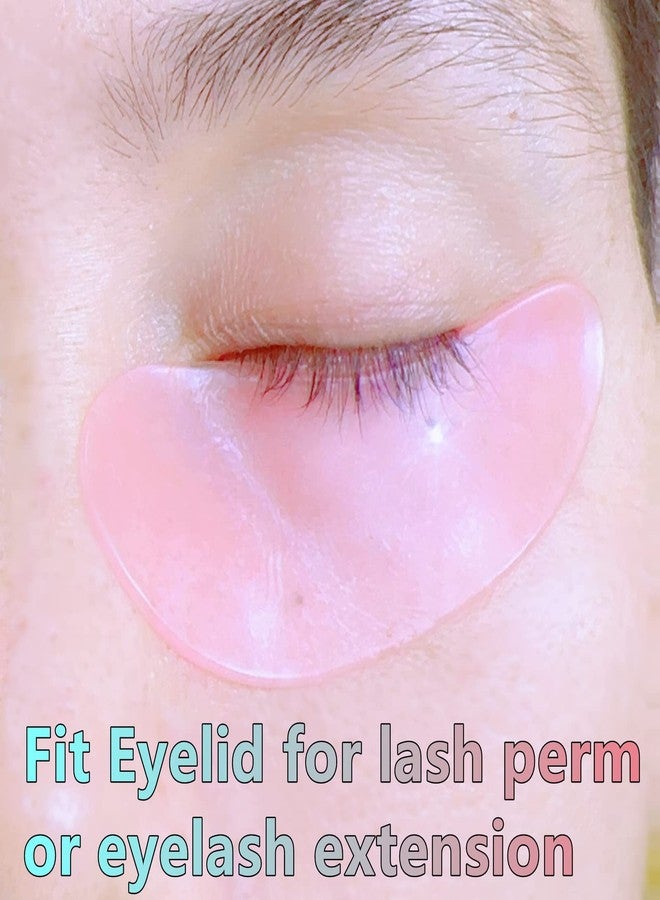 ICONSIAM Under Eye Patches For Lash Lift Eyelash Extension Durable Gel Eye Pads Separate Upper & Lower Lashes Sticky Gel Eye Patch - Moon Shape Fit Eyelids Eyelash Mask Cover 4 Colors - Image 3