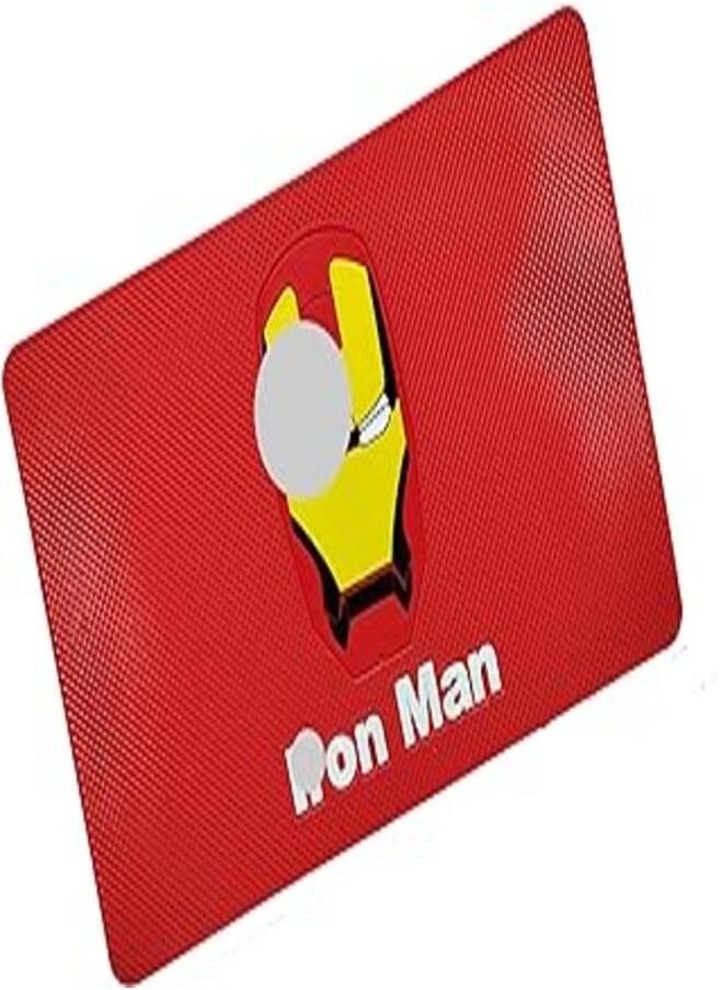 Generic - Kaber Egypt 2020 Kaber Misr 2020 Car Dashboard Pad - Non-Slip Silicone Car Mat - Antiskid and Much More Special Product for Your Car Rectangle Large - Red Man - Size 27cm by 16cm - Image 1