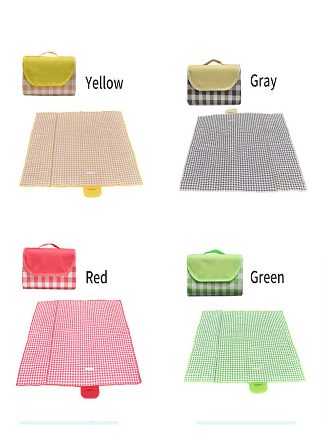 6.5 x 6.5 FT Picnic Blanket Outdoor Extra Large Folding Picnic Mat Waterproof Sandproof Garden Picnic Blankets With Handle for Camping Hiking Fishing - Image 2