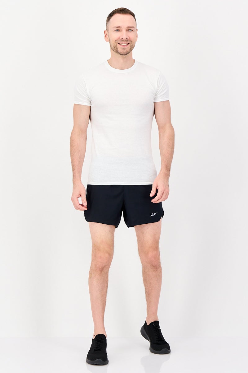 Reebok شورتات تدريب رياضية للرجال، أسود - Image 3