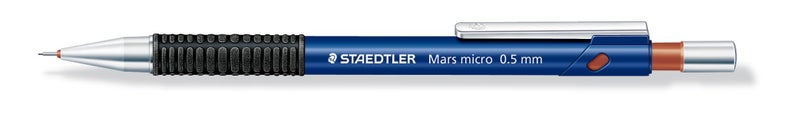 Staedtler Mars micro Precision Retractable Mechanical Pencil for Writing, Drawing, Engineering Drafting, 0.5mm Lead, 775 05
