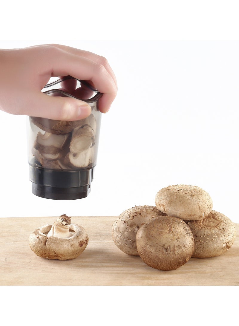 عام كوب تقطيع الفواكه والخضروات، أداة مطبخ متعددة الاستخدامات لتقطيع الفراولة والخضار، مثالي لتحضير السلطات، سهل التخزين. - Image 4