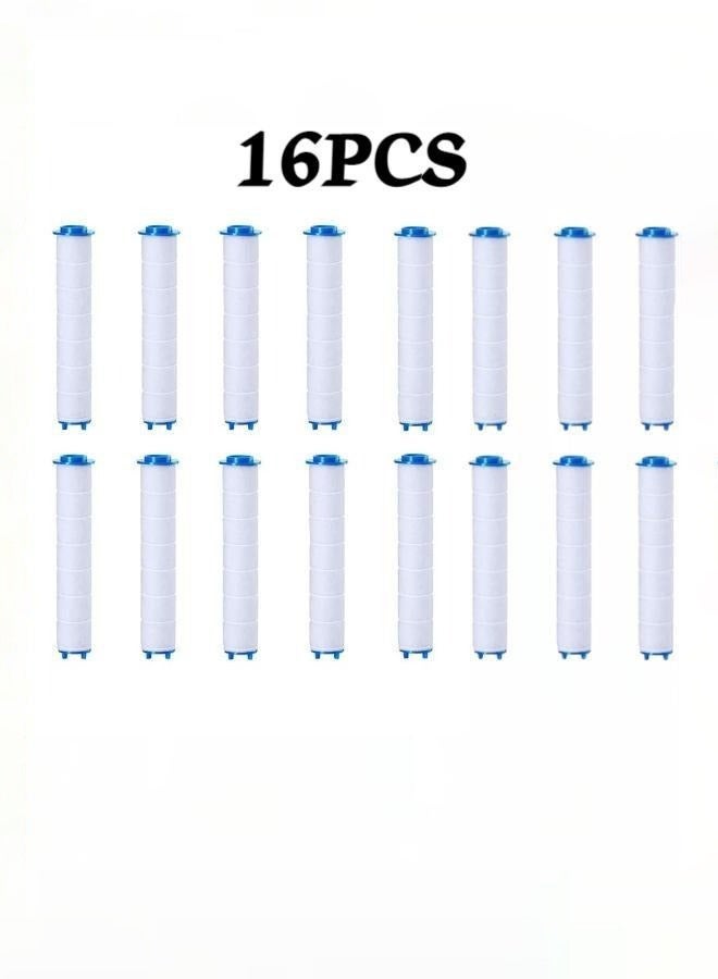 Set of 16 PP Cotton Filter, High Pressure Handheld Shower Head PP-Cotton Filter Cartridge (for Replacement) - Image 1