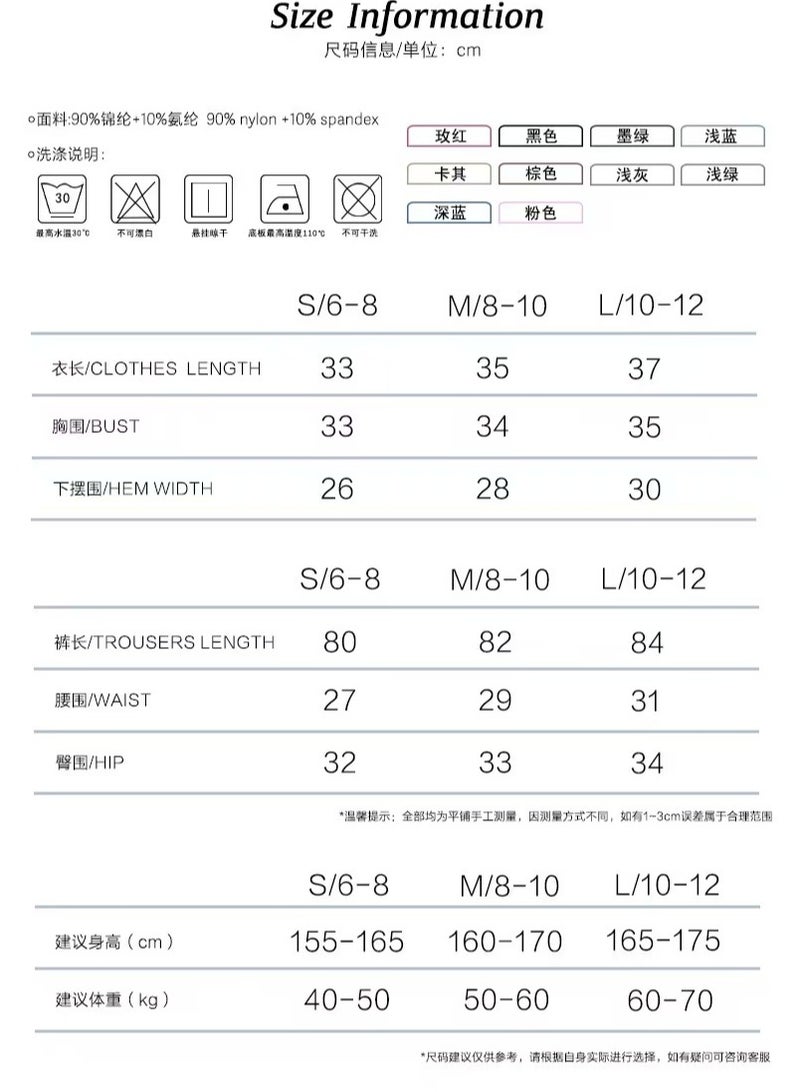 Women's Yoga & Workout Set - Stylish Activewear in Multi-Color Trendy and 3 Sizes, Premium Nylon Fabric for Comfort, Stretch and Perfect Fit for Yoga, Gym and Sports Activities - Image 4