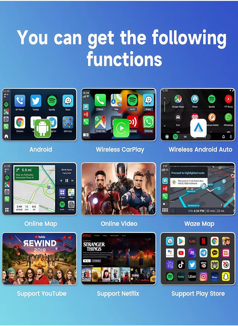 Carlinkit - New Android 13 CarPlay AI Box Auto TV Video Box - Image 1