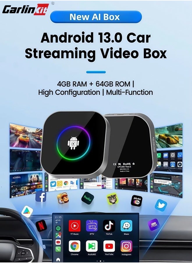Carlinkit - New Android 13 CarPlay AI Box Auto TV Video Box - Image 1