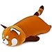 Auspicious beginning 30 Giant Red Panda Plush Stuffed Animal Large Sleeping Plush Toy Pillow Cute Hugging Plushie Room Decor Christmas Birthday Gifts for Kids Girls Boys Valentines Day Gift - Image 2