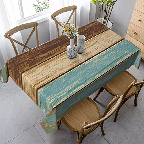 Worltoldb Farmhouse Country Tablecloths Polyester Table Cloth for Kitchen Dinning Table Washable Table Cover for Parties Wedding Picnic White9 - Image 4