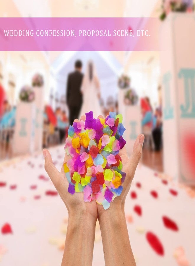 GUINIFAO Artifical Petals, 1000 Pcs Silk Rose Petals Decoration Flower Petals for Wedding Party Home Decoration - Image 5