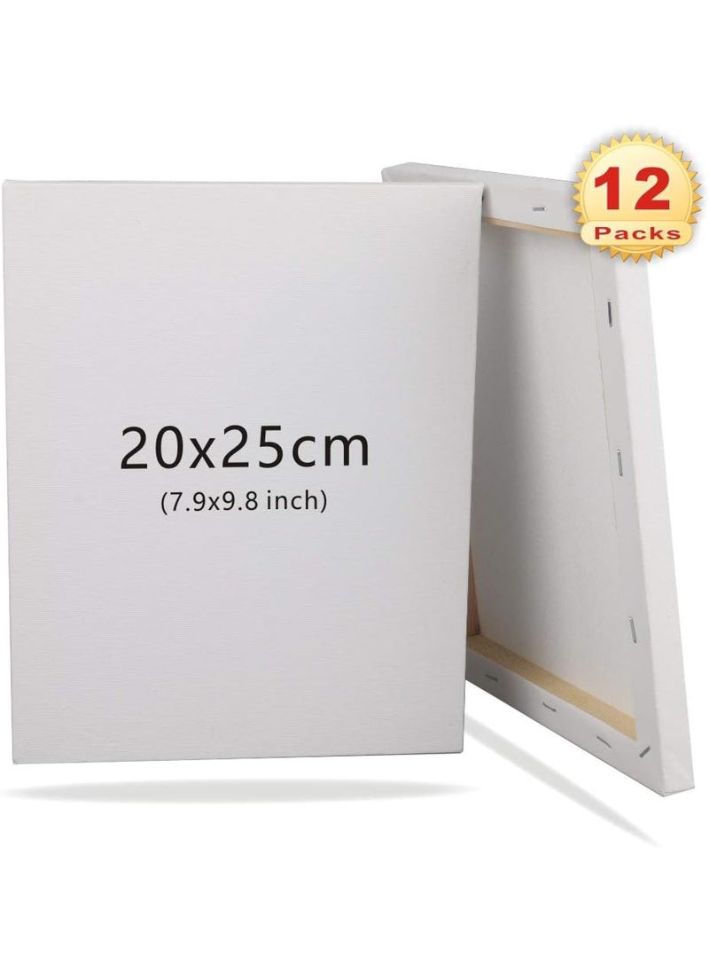 PMLAND PMLAND Bulk Pack of 12 Canvas Panels Board for Painting Acrylic or Oil Artwork Crafting  8 x 10 Inch  - Image 2