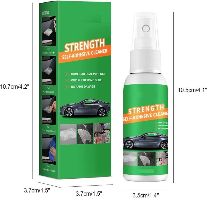 Adhesive Remover for Cars - Glass Label Cleaner Sprays - Remover Sprays for all uses, Chewing Gum, Grease, Stickers, 120ml - Image 1