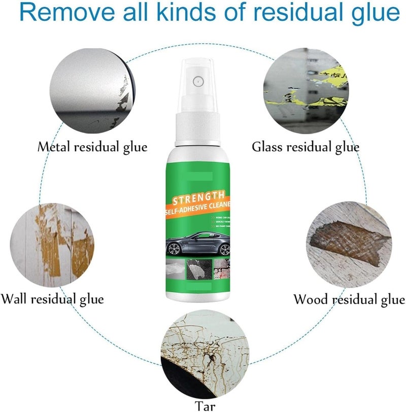 Adhesive Remover for Cars - Glass Label Cleaner Sprays - Remover Sprays for all uses, Chewing Gum, Grease, Stickers, 120ml - Image 2
