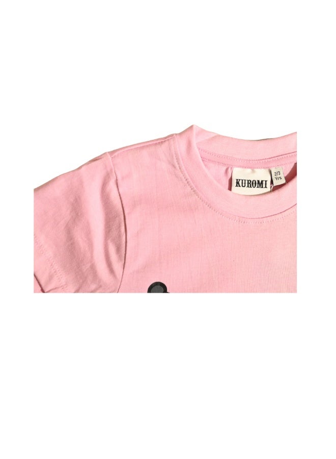 kuromi تي شيرت كورومي للبنات بأكمام قصيرة - Image 2