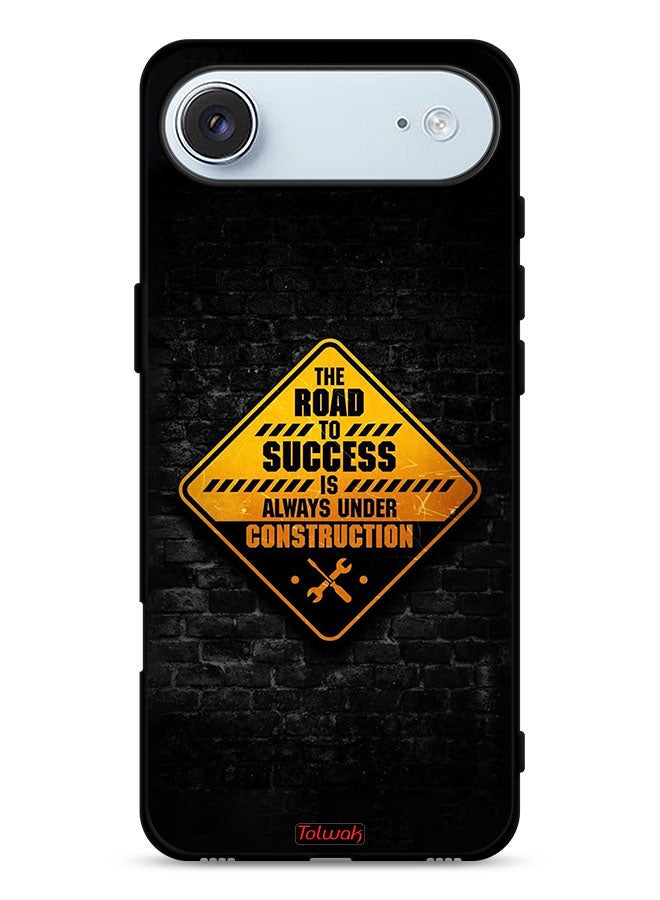 Tolwak Apple iPhone Air Protective Case Cover The Road To Success Is Always Under Construction - Image 1