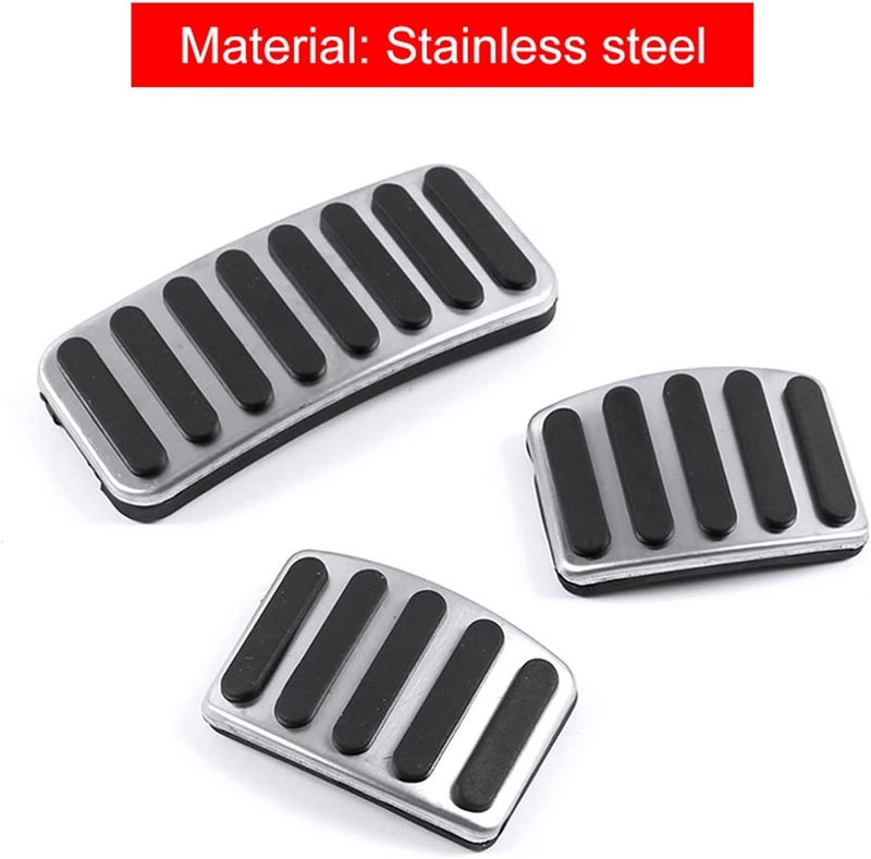 Wivplex Stainless Steel Car Foot Pedal Covers for Suzuki - Image 3
