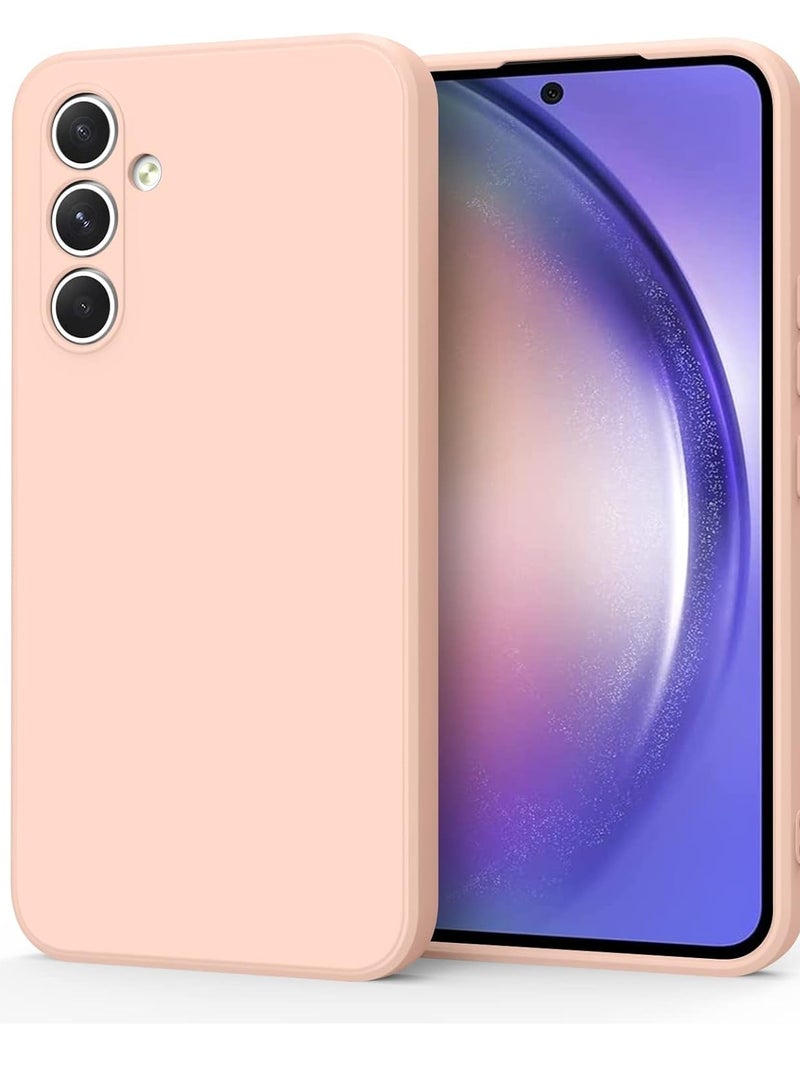 ELTRAZONE Soft Silicone Cases for Samsung Galaxy A54 5G 6.4-Inch,[Military Grade Drop Protection] [Anti-Scratch Microfiber Lining] Shockproof Slim Cover for Samsung Galaxy A54 (Pink Sand) - Image 1