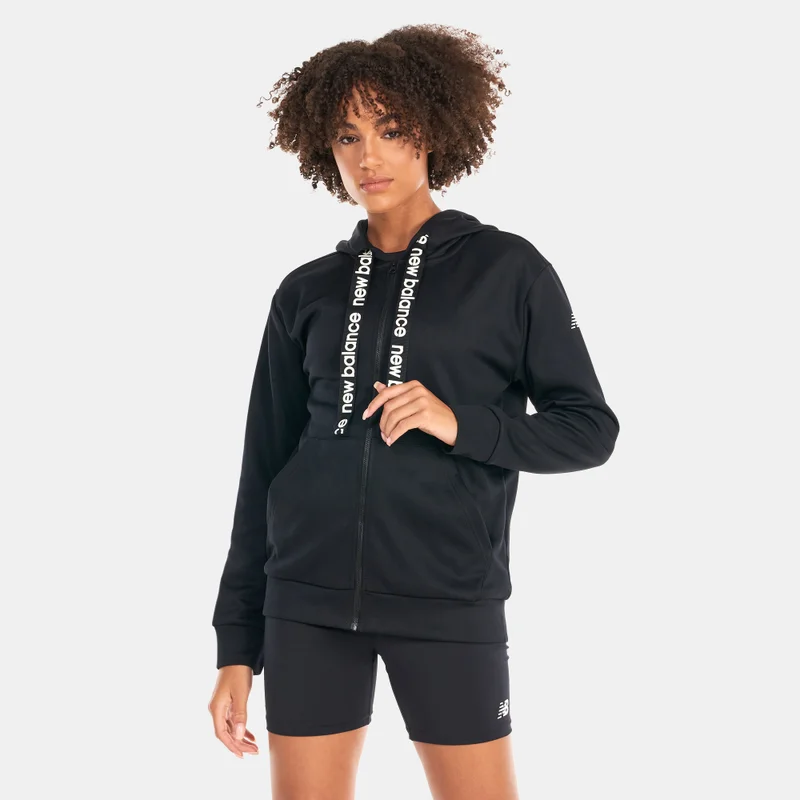 New Balance Women's Relentless Train Fleece Full Zip Hoodie