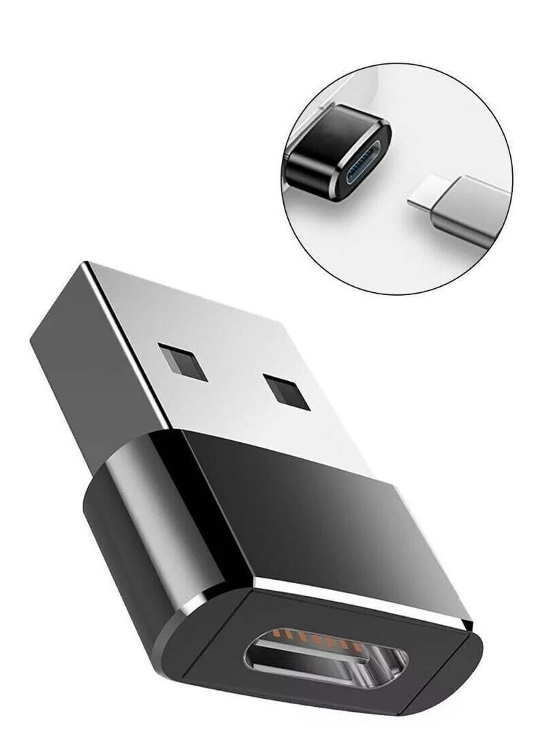 محول USB-C إلى USB-A OTG – منفذ USB Type-C أنثى إلى USB-A ذكر – محول صغير لنقل البيانات وتوصيل وحدات التخزين ولوحات المفاتيح والفأرات - Image 4