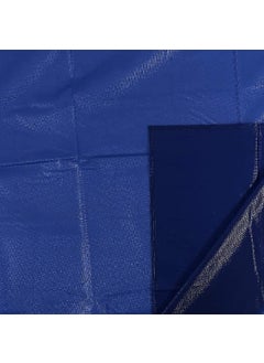 NORTH FIELD North Field Waterproof Plastic Mattress Protection Sheet for Baby and Adult Poly Plastic Rubber Double Bed Sheet Double BedKing Size 72 x 75 Inch Dark Blue  - Image 4