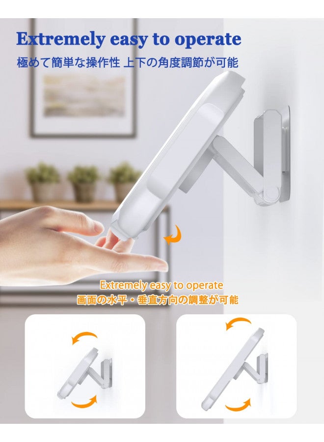 Mistriddle Waterproof Shower Phone Holder with 360° Rotation, Angle Adjustable, Wall Mounted Phone Holder for Bathroom Mirror Bathtub Kitchen, Up to 6.8 Inch (Upgraded)  - Image 3